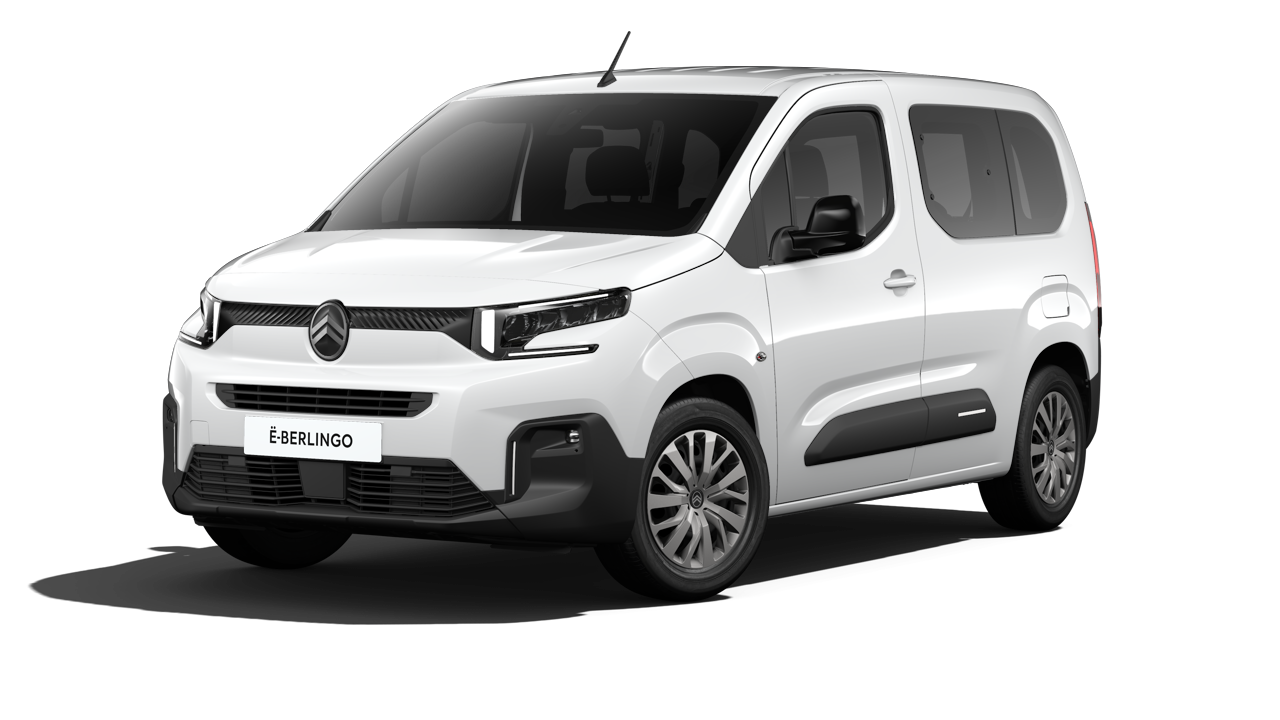 ë-Berlingo PLUS size M Kaolin White exterior view